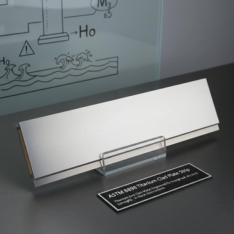 ASTM B898 تیتانیوم پوشش صفحه نوار تیتانیوم و فلز پوشش مهندسی برای قدرت و طول عمر در محیط های خشن